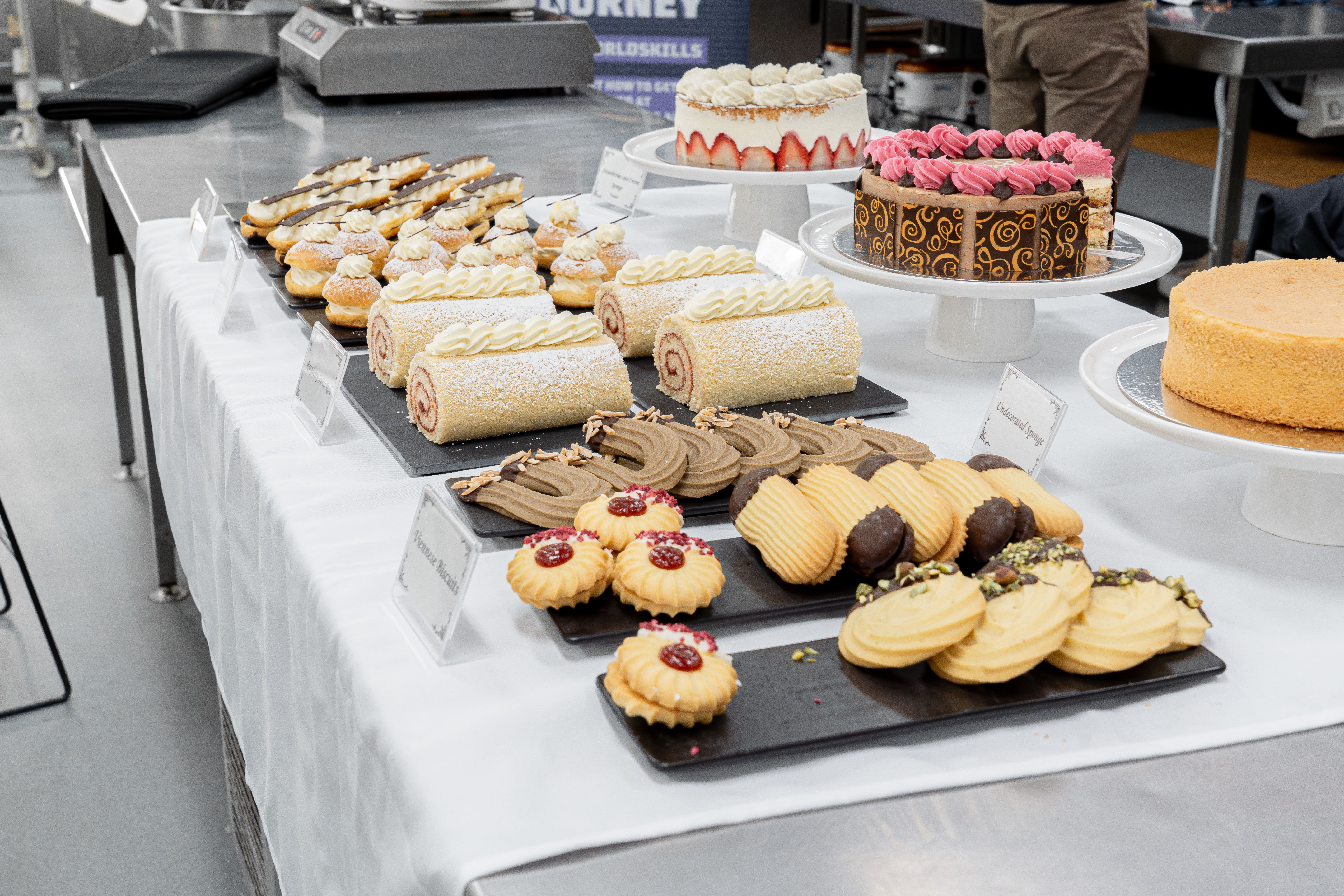 Different Desserts on a table